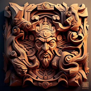 3D model Forge of Gods RPG game (STL)